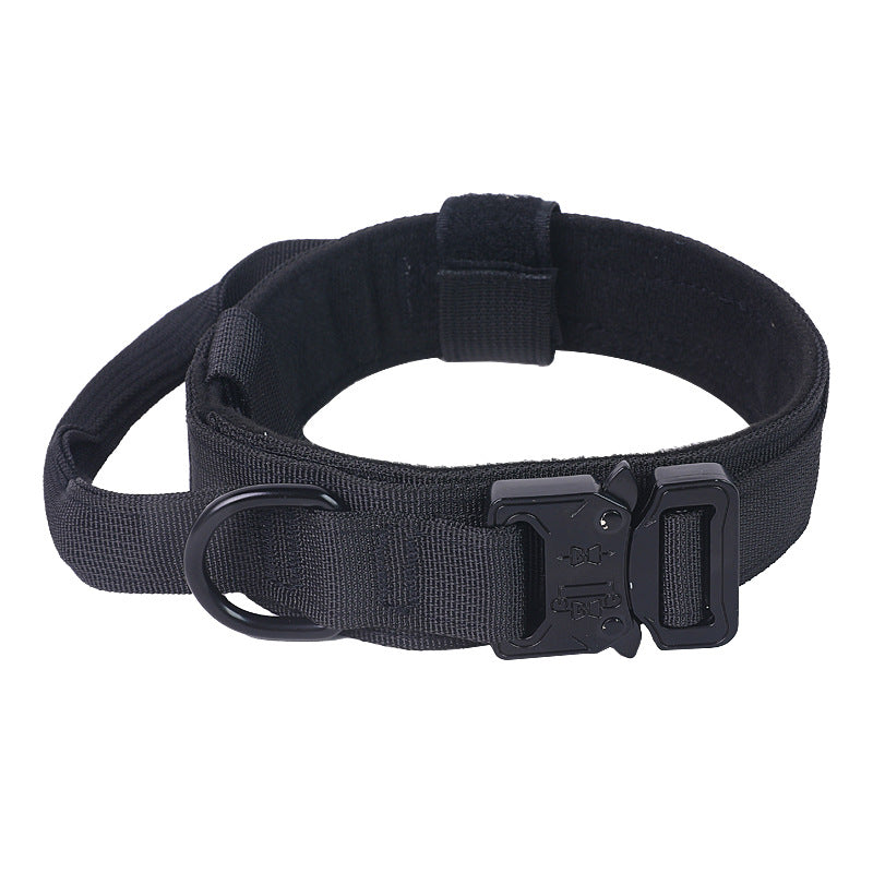 Adjustable Nylon Dog Collar ? Durable Outdoor Hiking Dog Collar for Medium Large Dogs