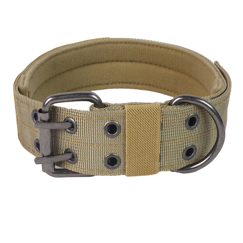 Adjustable Nylon Dog Collar ? Durable Outdoor Hiking Dog Collar for Medium Large Dogs