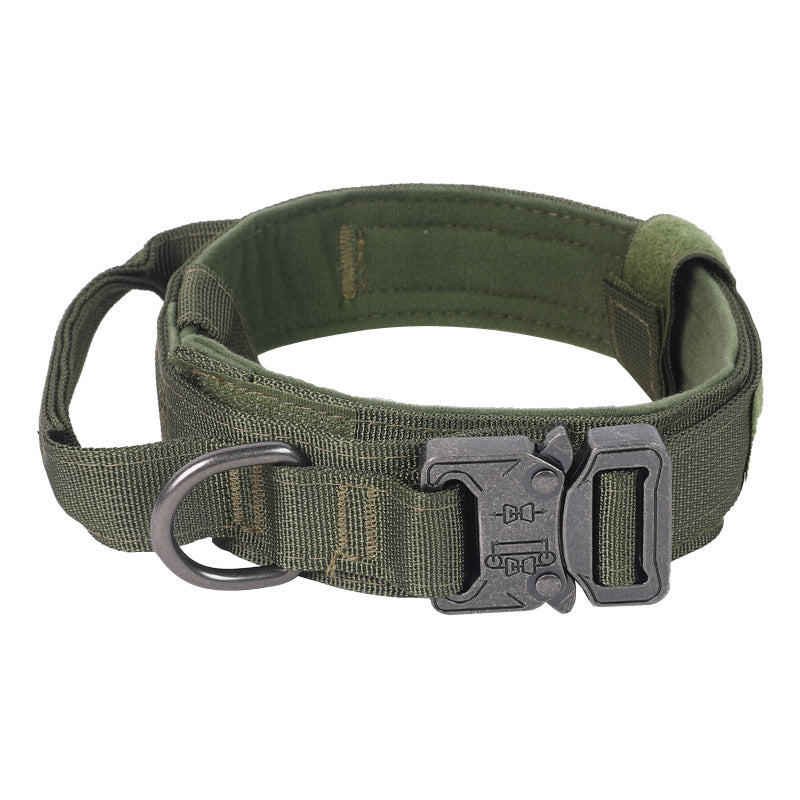 Adjustable Nylon Dog Collar ? Durable Outdoor Hiking Dog Collar for Medium Large Dogs
