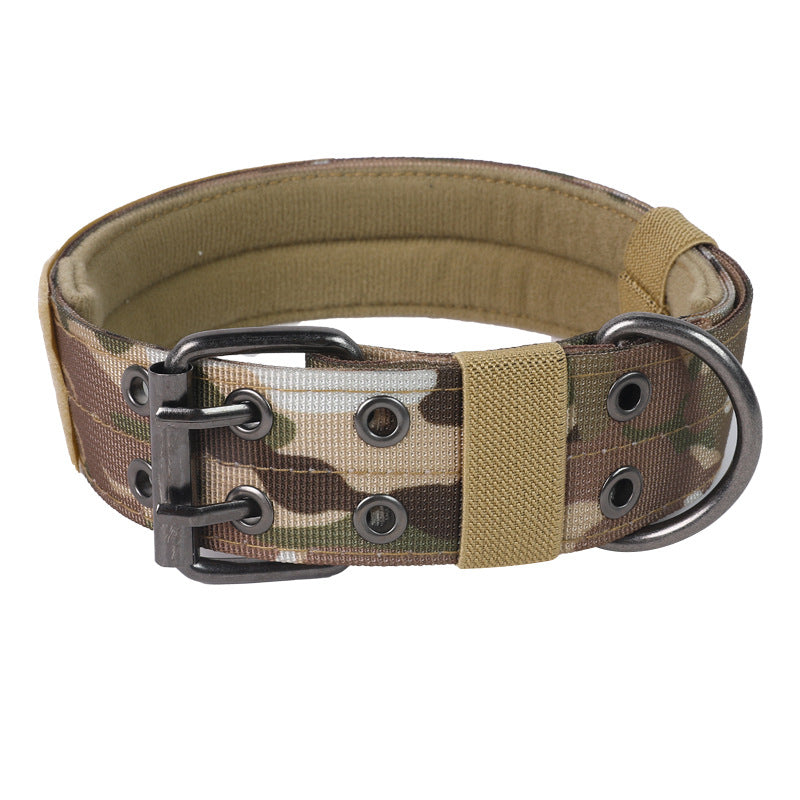 Adjustable Nylon Dog Collar ? Durable Outdoor Hiking Dog Collar for Medium Large Dogs